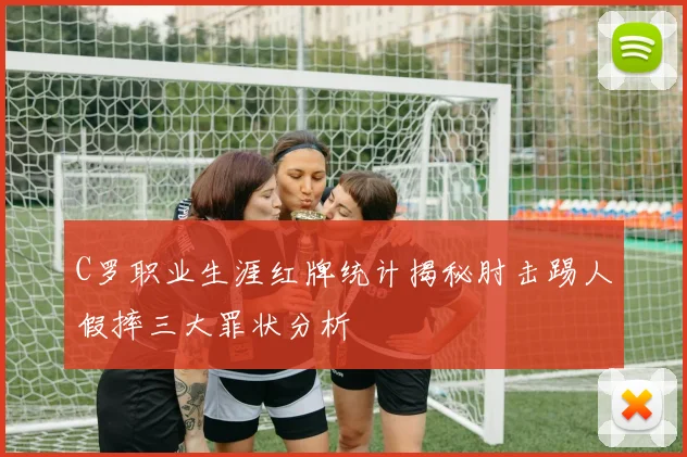 C罗职业生涯红牌统计揭秘肘击踢人假摔三大罪状分析